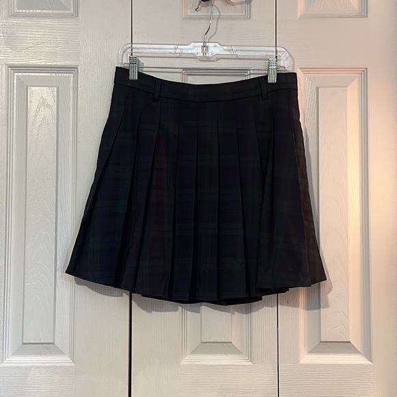 NWT Collectif Daria Blackwatch Pleated Mini Skirt - Picture 6 of 10